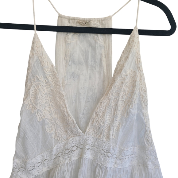 Intimately Free People Small Slip Dress 100% Cotton Ivory - Picture 3 of 6